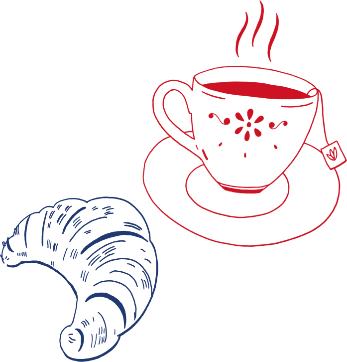 tea und croisant